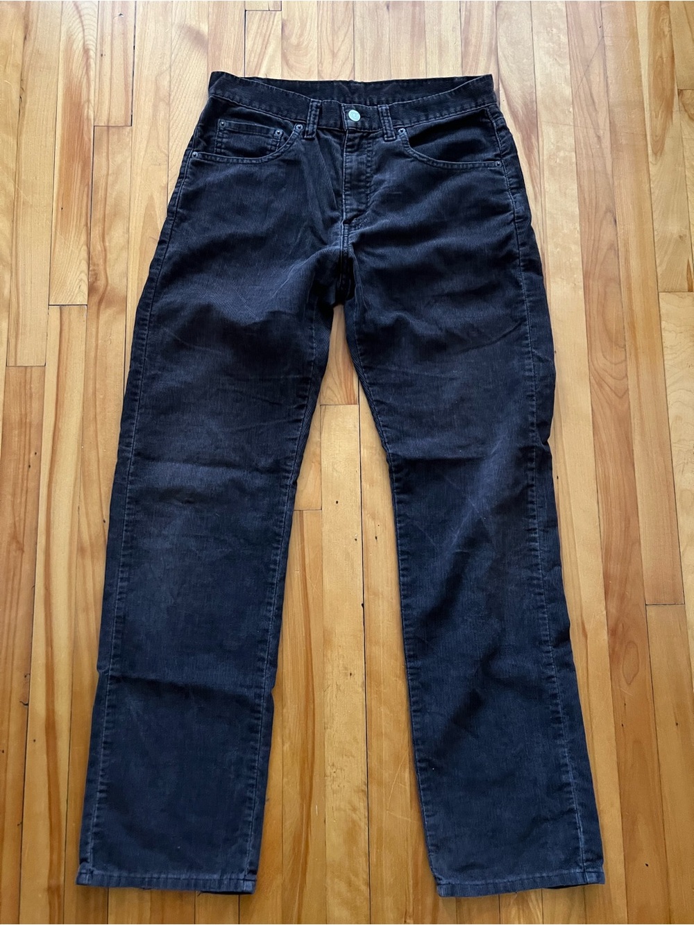 Levi's Black Corduroy Pants Men's Straight Leg No tag Approximate 30x32